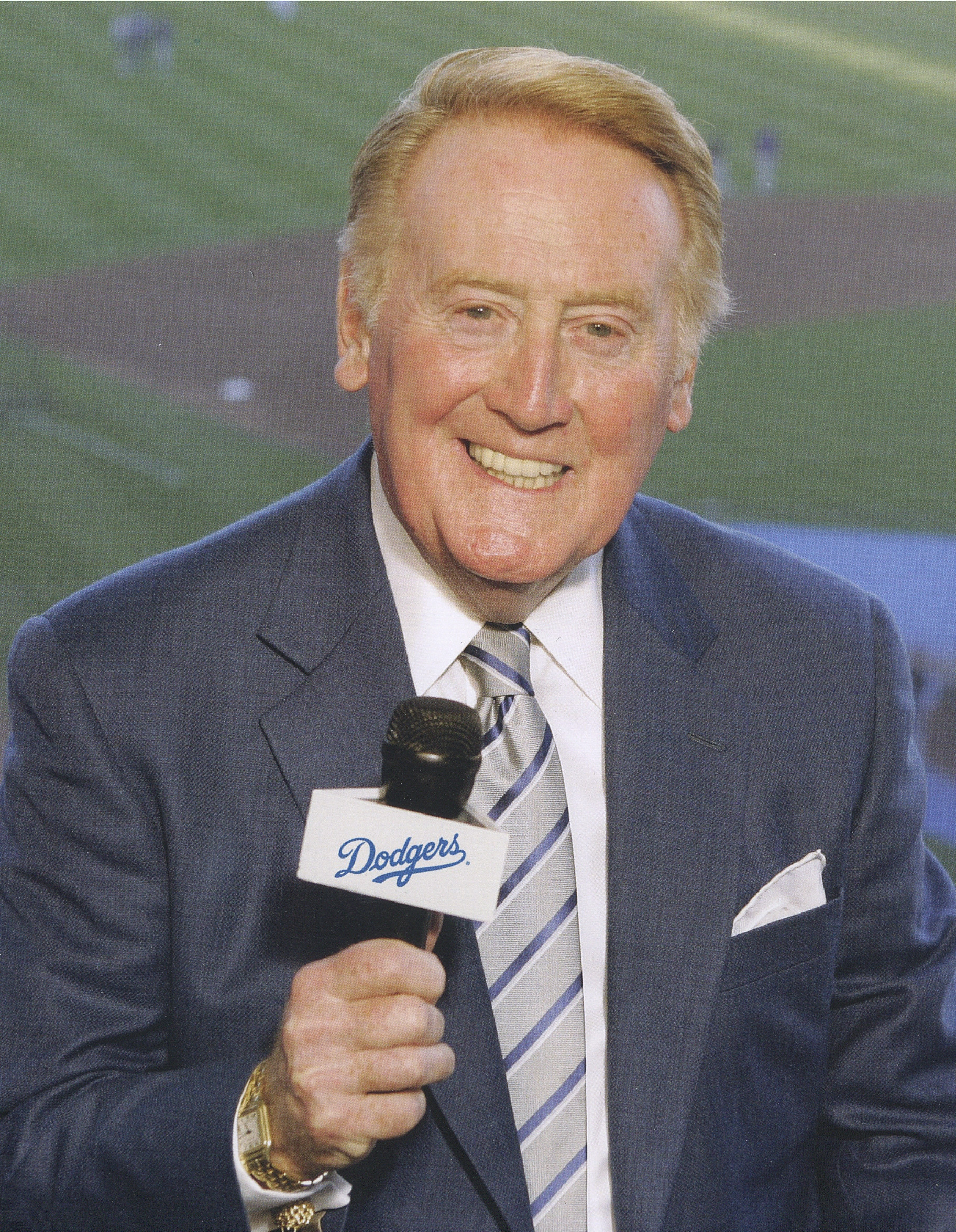 Vin Scully (Los Angeles Dodgers Photo)